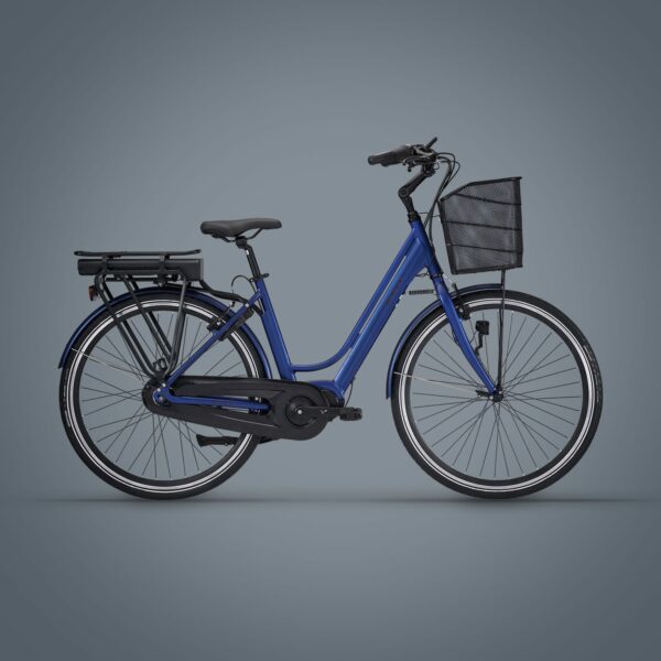 E-Fly Nova Max IV elcykel med centrummotor i blått