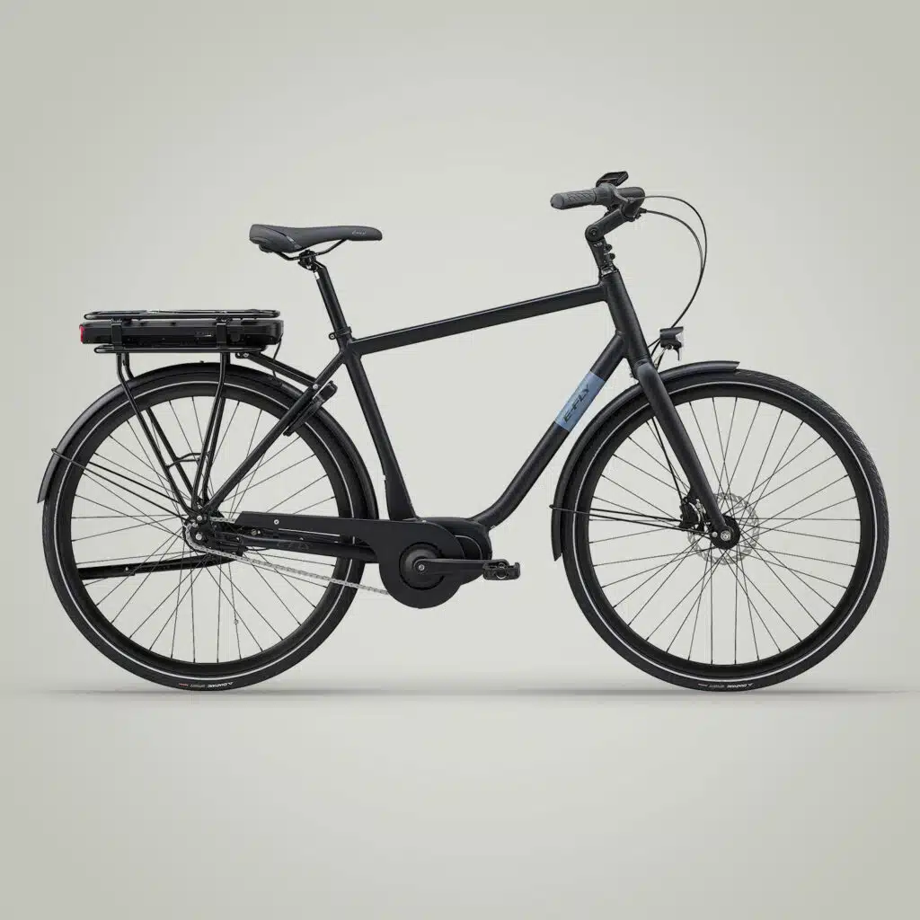 VIA NEO herre elcykel i mat sort