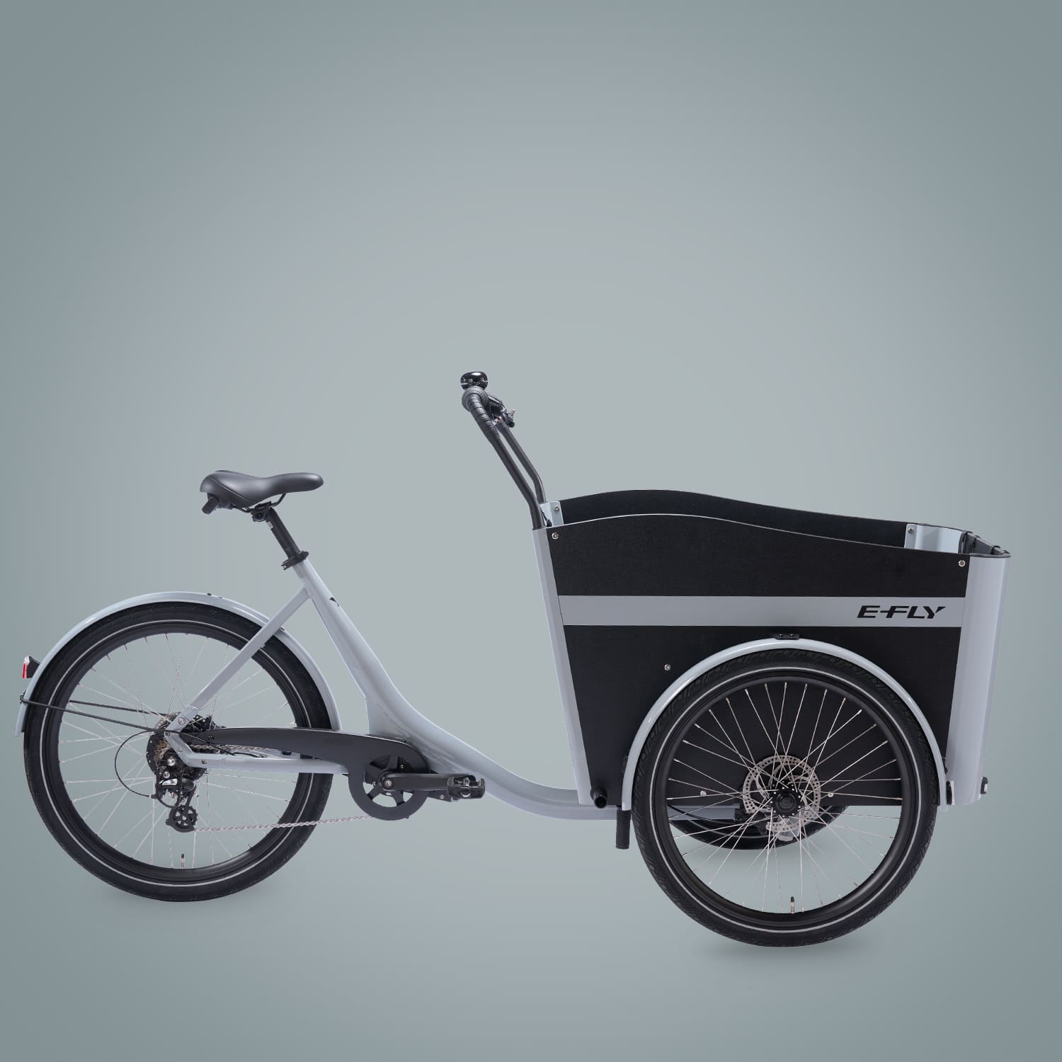 E-Fly Cargo RD El-ladcykel Steelgrey